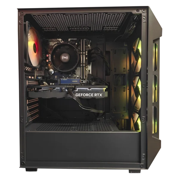 JD GAMING BASIC- PC NEGRO AMD RYZEN 5 5500 / 32GB / 1TB / RTX 4060 - Imagen 2