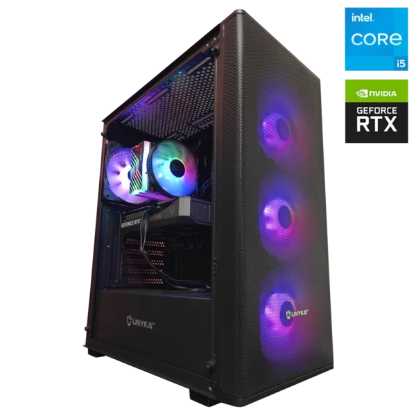 JD GAMING BASIC - PC NEGRO I5-14400F / 16GB DDR5 / 500GB / RTX 5060TI 8GB