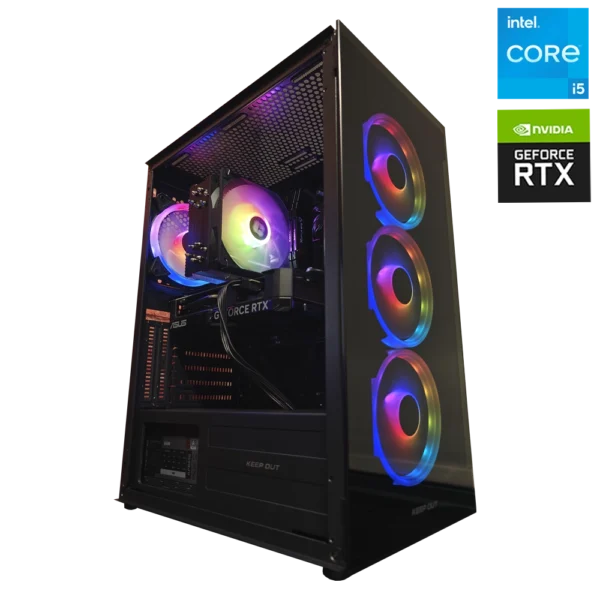 JD GAMING BASIC- PC NEGRO I5-12400F / 32GB / 1TB / RTX 5060