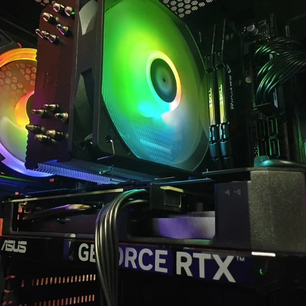 JD GAMING BASIC- PC NEGRO I5-12400F / 32GB / 1TB / RTX 5060 - Imagen 3