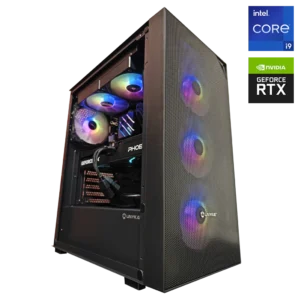 JD GAMING PRO - PC NEGRO INTEL I9-12900HX / 32GB DDR5 / 1TB / RTX 5060TI 16GB