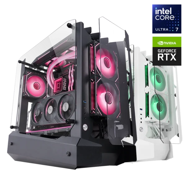 JD GAMING INFINITY - PC NEGRO CORE ULTRA 7 265KF / 32GB DDR5 / 2TB / RTX 5070