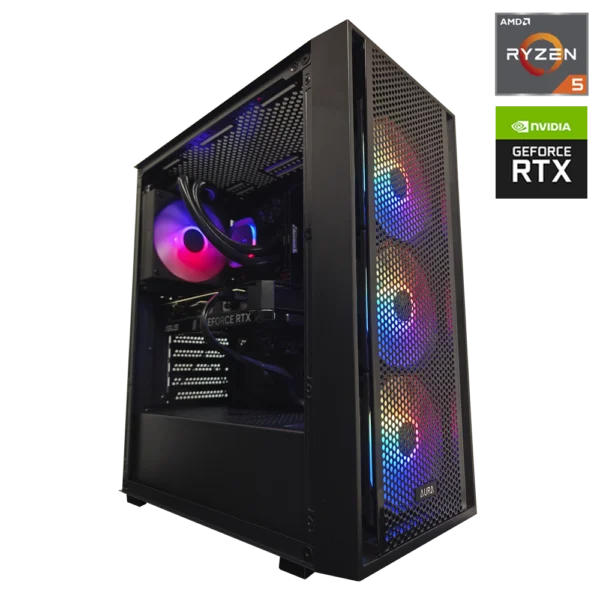 JD GAMING BASIC- PC NEGRO AMD RYZEN 5 5600 / 32GB / 1TB / RTX 4060