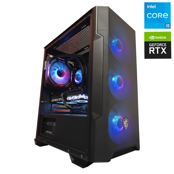 JD GAMING PRO - PC NEGRO INTEL I5-14400F / 32GB / 1TB / RTX 5060TI 16GB