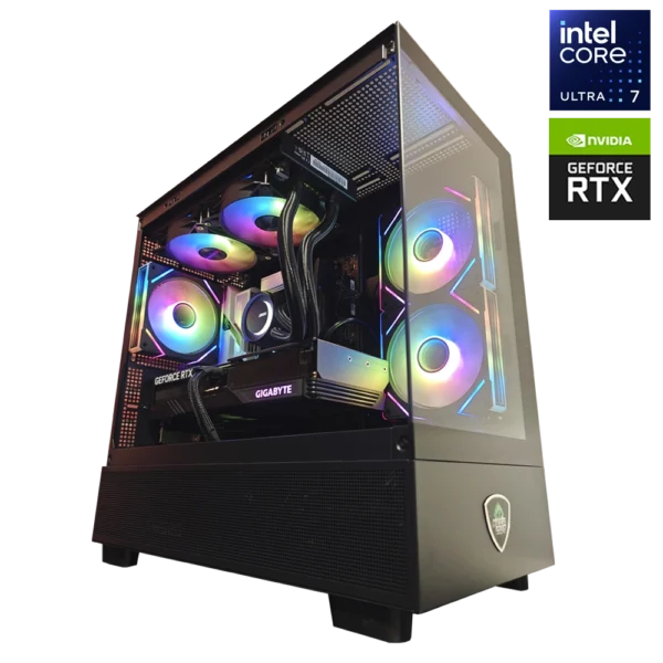 JD GAMING INFINITY - PC NEGRO CORE ULTRA 7 265KF / 32GB DDR5 / 1TB / RTX 5070TI