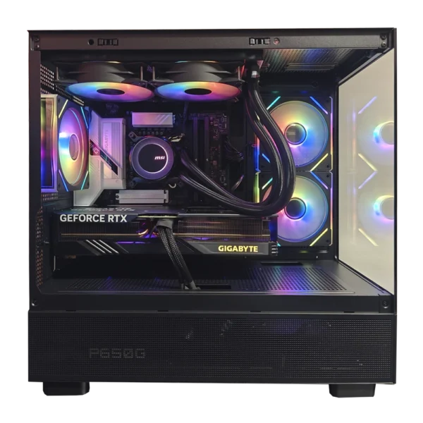 JD GAMING INFINITY - PC NEGRO CORE ULTRA 7 265KF / 32GB DDR5 / 1TB / RTX 5070TI - Imagen 2