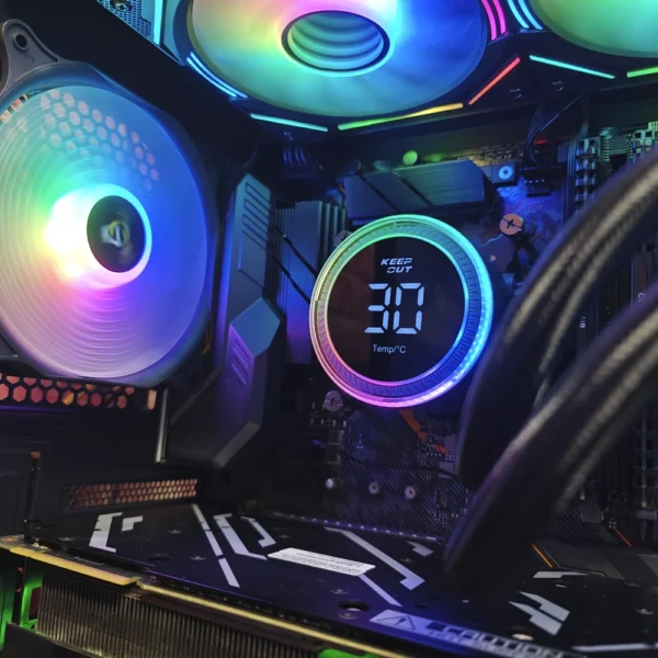 JD GAMING PRO - PC NEGRO AMD R5 7500F / 32GB DDR5 / 1TB / RX 9070XT - Imagen 3