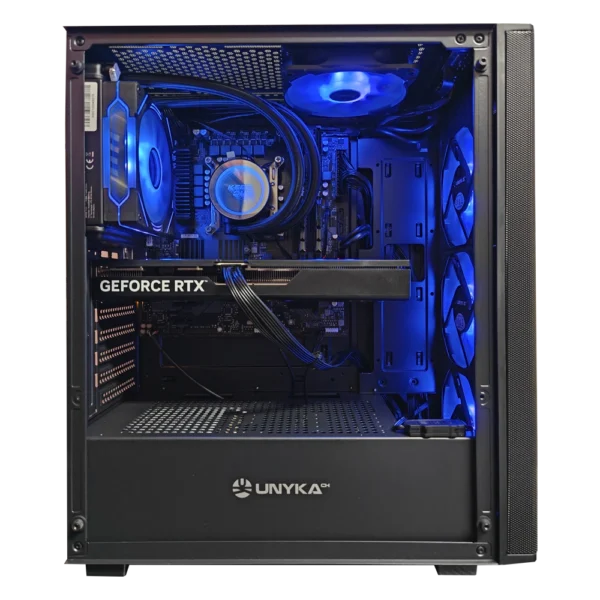 JD GAMING BASIC- PC NEGRO AMD RYZEN 5 5600 / 32GB / 1TB / RX 9060XT 16GB - Imagen 2