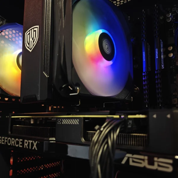 JD GAMING OUTLET - PC NEGRO AMD RYZEN 7 5700X / 32GB / 1TB / RX 9060XT 16GB - Imagen 3