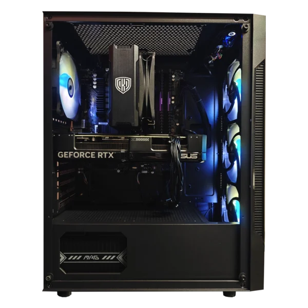 JD GAMING OUTLET - PC NEGRO AMD RYZEN 7 5700X / 32GB / 1TB / RX 9060XT 16GB - Imagen 2