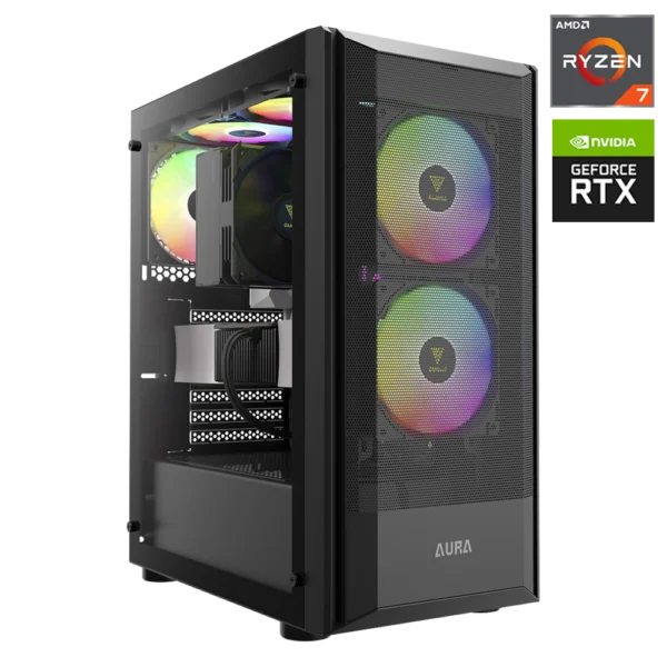 JD GAMING PRO - PC NEGRO RYZEN 7 5700X / 32GB / 1TB / RTX 5070