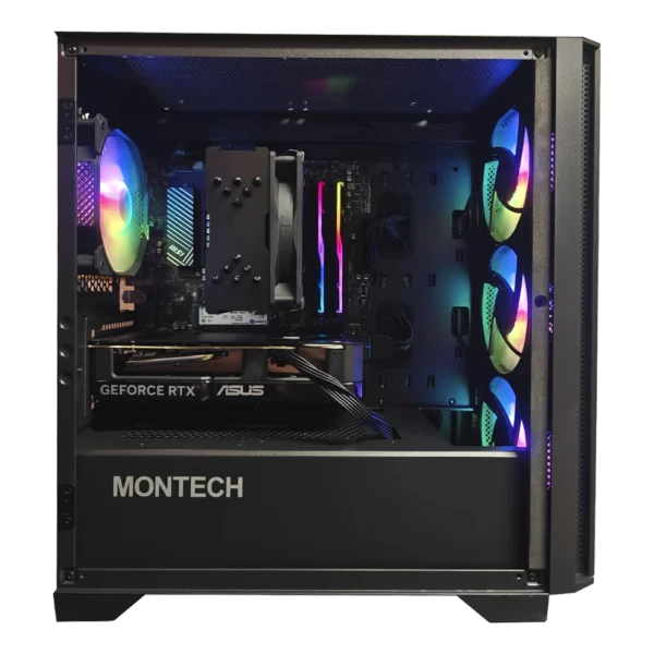 JD GAMING PRO - PC NEGRO RYZEN 5 7600 / 32GB DDR5 / 1TB / RTX 5060TI 16GB - Imagen 2