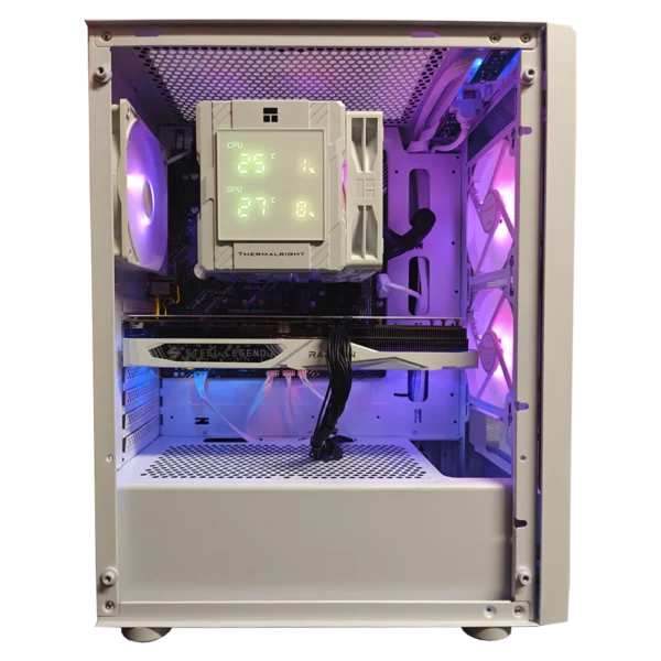 JD GAMING OUTLET - PC BLANCO AMD RYZEN 7 5700X / 32GB DDR4 / 1TB / RX 7600 - Imagen 2