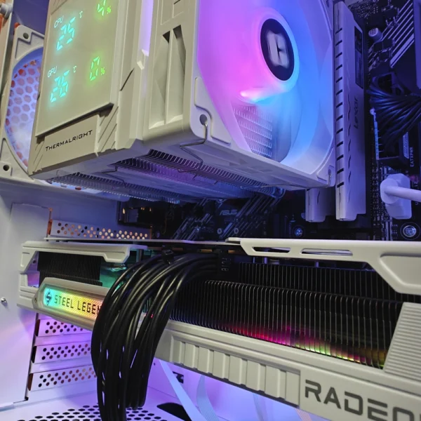 JD GAMING OUTLET - PC BLANCO AMD RYZEN 7 5700X / 32GB DDR4 / 1TB / RX 9070XT - Imagen 3