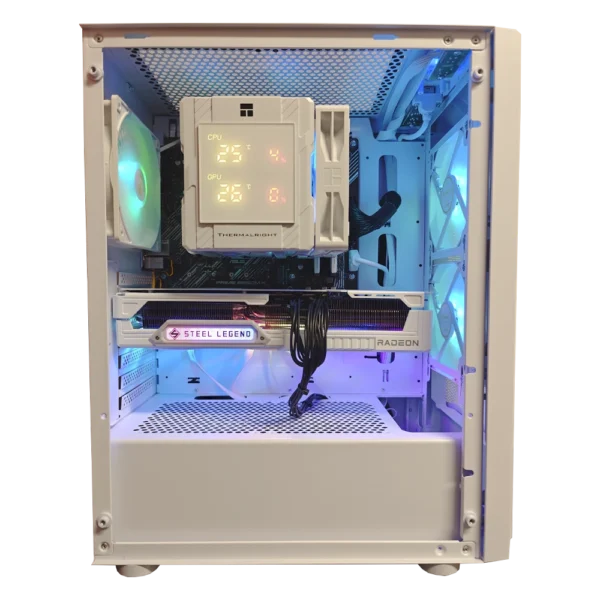 JD GAMING OUTLET - PC BLANCO AMD RYZEN 7 5700X / 32GB DDR4 / 1TB / RX 9070XT - Imagen 2