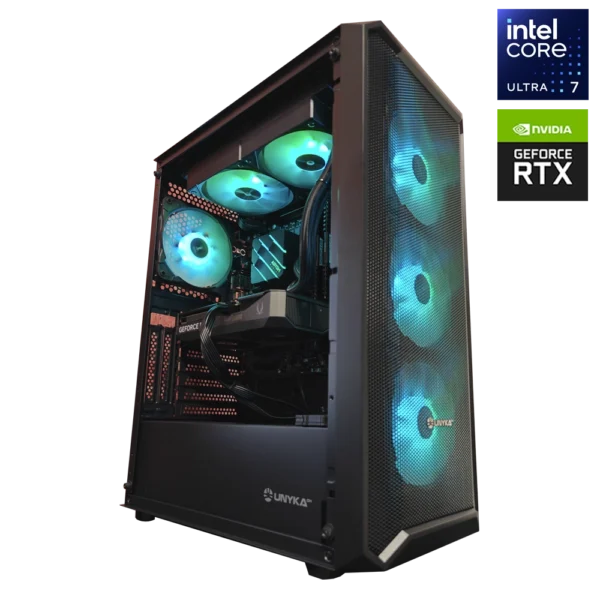 JD GAMING PRO - PC NEGRO INTEL CORE ULTRA 7 265KF / 32GB DDR5 / 1TB / RTX 5060TI 16GB