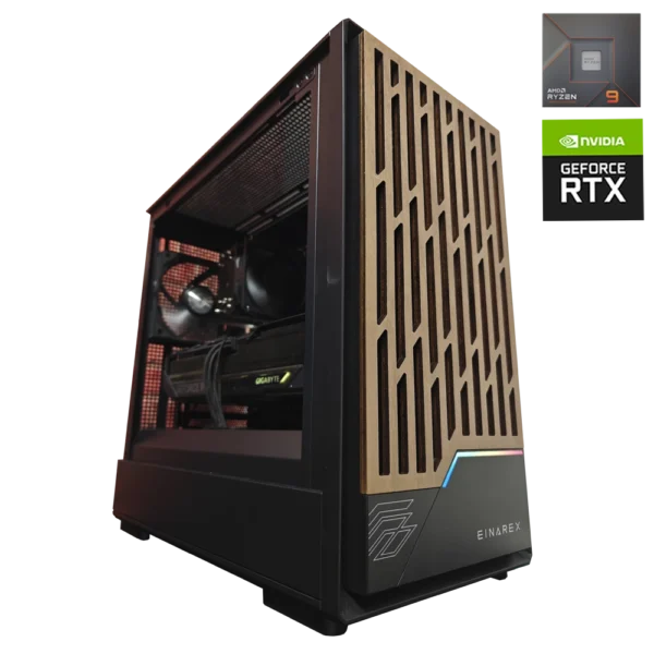 JD GAMING WORKSTATION- PC NEGRO AMD RYZEN 9 7900X / 64GB DDR5 / 2TB / RTX 5060TI 16GB