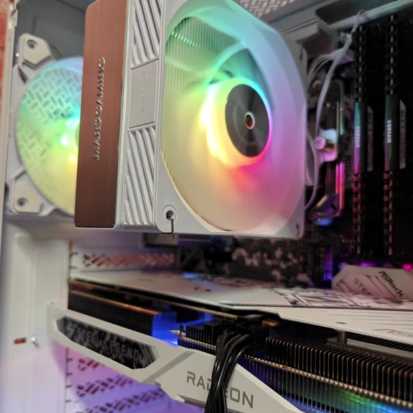 JD GAMING BASIC- PC BLANCO AMD RYZEN 5 5600 / 32GB / 1TB / RX 7600 - Imagen 3