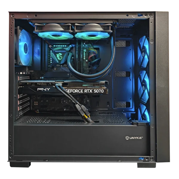 JD GAMING PRO - PC NEGRO AMD RYZEN 7 5800X / 32GB / 1TB / RTX 5060TI 16GB - Imagen 2