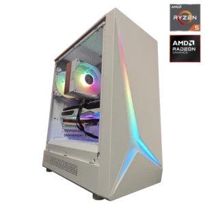 PC gaming outlet con Ryzen 5 5500, RX 7600 y 32GB RAM - última unidad JD Gaming Basic Blanco