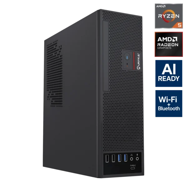 PC Oficina Barato Ryzen 5 8600G AI / 16GB DDR5 / SSD 500GB – Rendimiento Inteligente