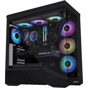 JD GAMING PRO - PC NEGRO RYZEN 7 9850X3D / 32GB DDR5 / 1TB / RX 9070XT