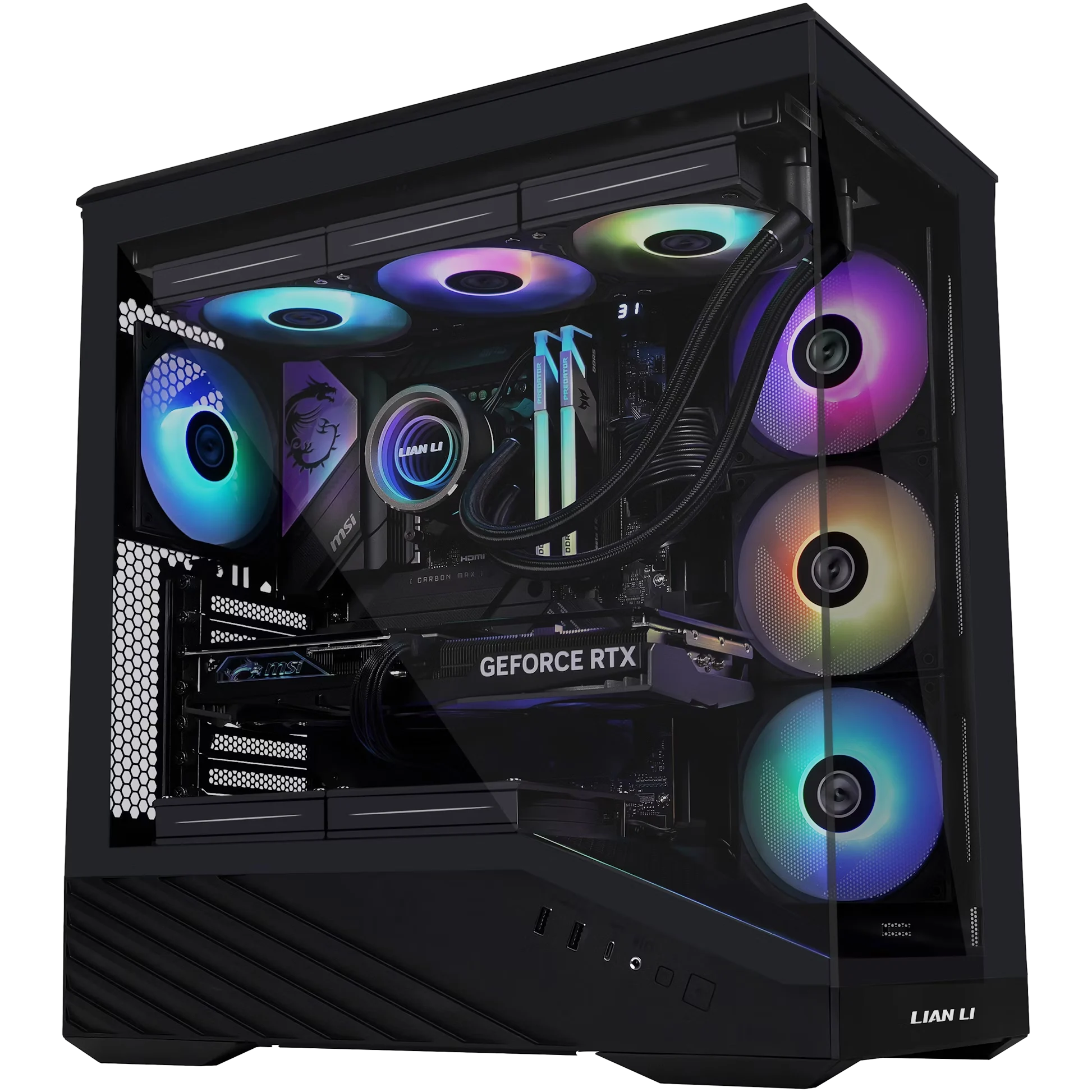 JD GAMING PRO – PC NEGRO CORE ULTRA 7 270K PLUS / 32GB DDR5 / 1TB / RTX 5070TI 16GB