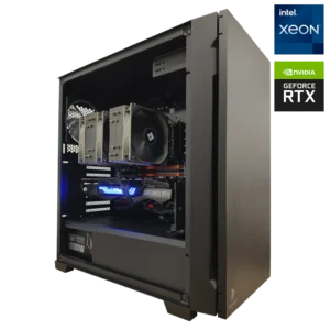 JD Workstation Dual Xeon E5-2699V3 + RTX 3090 24GB — 36 Núcleos / 128GB ECC / 1TB SSD